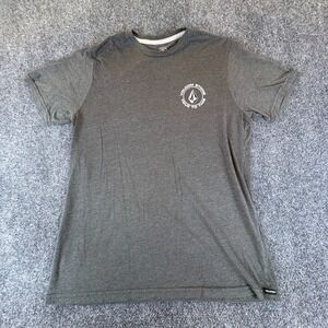 Volcom Black Friday T-Shirt Mens Large Heather Logo Graphic Cotton Modern‎ Fit